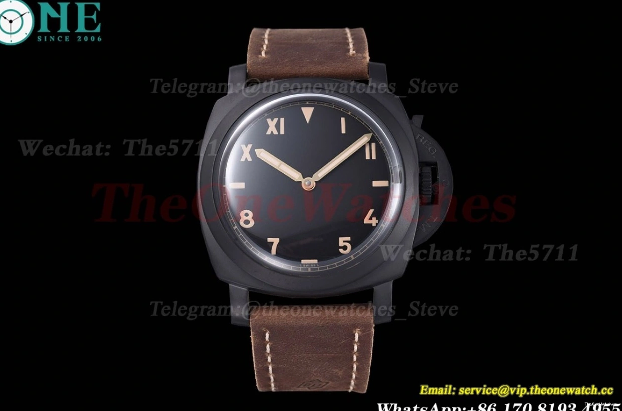 A6497 Black Pam629 LE Luminor DLC 47mm HWF Dial 0428